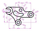 autocad二维绘图案例展示