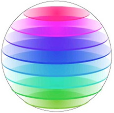 平面设计AI制作炫彩球体5